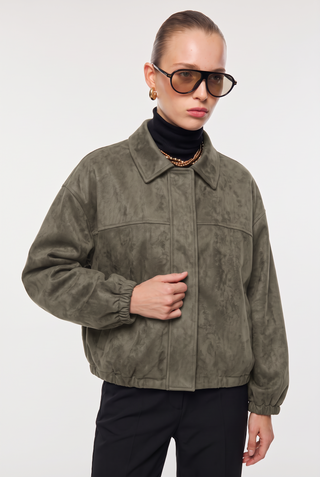 BOMBER SÜET CEKET