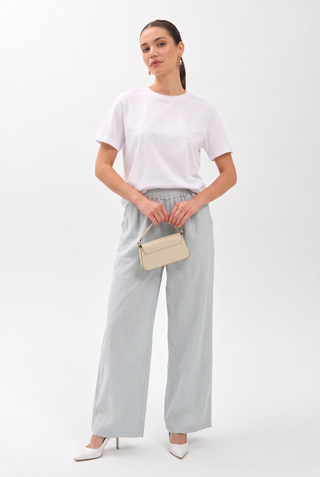 Tencel Kadın Pantolon - Mavi (2)