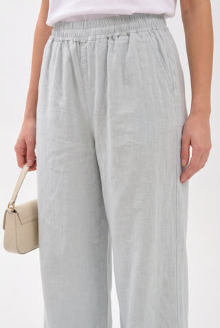 Tencel Kadın Pantolon - Mavi (3)