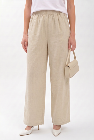 Tencel Kadın Pantolon - Taş (2)